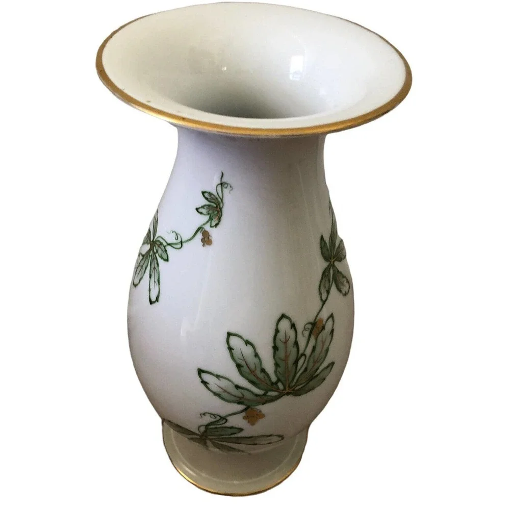 Heinrich & Co Hand Painted Vase 1920s Selb Bavaria Artist Signed A Dassler 12.5”